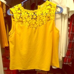 Fancy yellow blouse
